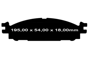 Klocki hamulcowe przednie EBC Ultimax2 Ford Flex 2009-2019 - Klocki hamulcowe - miniaturka - grafika 4