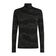 Koszulki męskie - Koszulka męska Icebreaker Merino 260 Vertex LS Half Z Snow Guide Black/Galaxy/J S - miniaturka - grafika 1