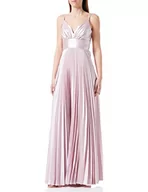 Sukienki - Vera Mont Vera Mont Sukienka damska 8681/4025, różowa/srebrna, 36, różowy/srebrny, 36 - miniaturka - grafika 1