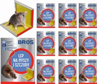 Zwalczanie i odstraszanie szkodników - Bros BROS - lep na myszy i szczury - 10 szt. - miniaturka - grafika 1