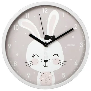 Hama, Zegar dziecięcy, ścienny Lovely Bunny - Zegary - miniaturka - grafika 1