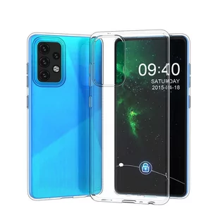 Żelowy pokrowiec etui Ultra Clear 0.5mm Samsung Galaxy A52s 5G / A52 5G / A52 4G przezroczysty - Etui i futerały do telefonów - miniaturka - grafika 2