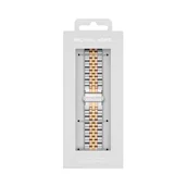 Akcesoria do smartwatchy - Wymienny pasek do zegarka Apple Watch Michael Kors MKS8065E Srebrny - miniaturka - grafika 1