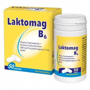 Laktomag B6 x 50 tabl - Witaminy i minerały - miniaturka - grafika 1