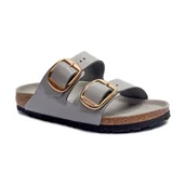 Klapki i japonki damskie - Birkenstock Skórzane klapki Arizona | narrow fit - miniaturka - grafika 1