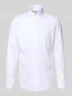 Koszule męskie - Koszula biznesowa o kroju slim fit z kołnierzykiem typu kent - miniaturka - grafika 1