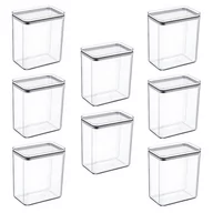 Pojemniki kuchenne - Zestaw 8 pojemników kuchennych CRYSTAL 2.6 L - miniaturka - grafika 1