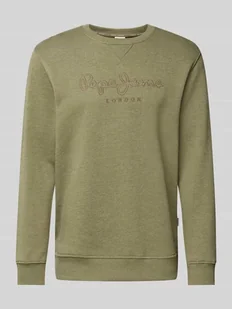 Bluza z wyhaftowanym logo model ‘Nouvel’ - Koszulki męskie - miniaturka - grafika 1