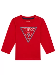 Guess Bluzka L84I29 K8HM0 Czerwony Regular Fit - Bluzy dla chłopców - miniaturka - grafika 1