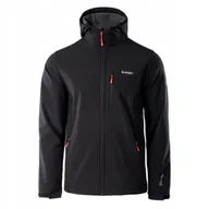 Kurtki męskie - Softshell Kurtka Męska Hi-tec Caen Kurtka Przeciwdeszczowa Rozmiar XXL - miniaturka - grafika 1