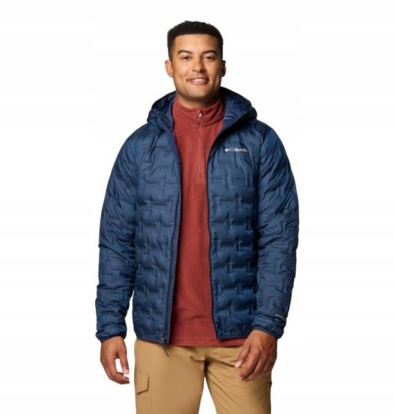 Columbia kurtka męska pikowana z kapturem DELTA RIDGE II DOWN HOODED JACKET