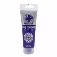 Farby i media malarskie - Astra Farba akrylowa Deco Artea w tubie 75ml fioletowa - miniaturka - grafika 1