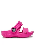 Buty dla chłopców - Crocs Sandały Classic Kids Sandal T 207537 Różowy - miniaturka - grafika 1