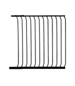 Zabezpieczenia dla dzieci - Dream Baby Rozszerzenie bramki bezpieczeństwa Chelsea 1m wys 1m) czarne PCR845B - miniaturka - grafika 1