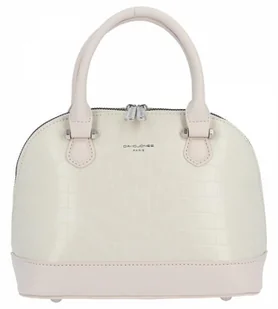 Elegancka Torebka Damska Kuferek firmy David Jones Jasno Szary - Torebki damskie - miniaturka - grafika 1