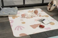 Okrycia kąpielowe dla dzieci - Ręcznik kąpielowy OLYA KIDS wzór ORGANIC BEACH XL 180x160cm - miniaturka - grafika 1
