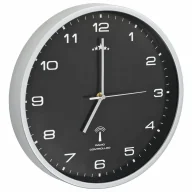 Zegary - Klasyczny czarny zegar wiszący 31 cm Atix 6X - miniaturka - grafika 1