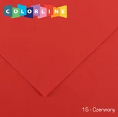 Szkolne artykuły papiernicze - Brystol Canson Colorline 15 czerwony 150g 10k [mm:] 500x650 (200041391) - miniaturka - grafika 1