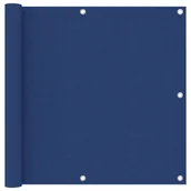 Parawany - vidaXL Parawan balkonowy, niebieski, 90x600 cm, tkanina Oxford vidaXL - miniaturka - grafika 1