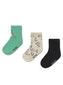 Skarpetki dla dzieci - Mayoral Zestaw 3 par wysokich skarpet dziecięcych 10870 Kolorowy - miniaturka - grafika 1