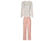 Piżamy damskie - esmara® Piżama damska z bawełny (Różowy, XS (32/34)) - miniaturka - grafika 1