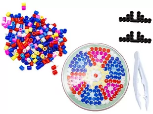 Koraliki do prasowania, Prasowanka, Szablon, Saszetka KOLOROWY KWIATEK - Prace ręczne dla dzieci - miniaturka - grafika 3