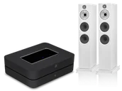 Zestawy stereo - Bluesound POWERNODE (czarny) + 603 S3 (biały) - miniaturka - grafika 1