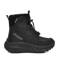 Buty dla chłopców - Śniegowce Spyder A24U0125B-6 Czarny - miniaturka - grafika 1