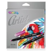 Cienkopisy - Colorino Cienkopisy, 12 kolorów, 0.8 mm, Artist Colorino - miniaturka - grafika 1