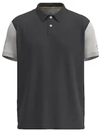 Koszulki męskie - Pepe Jeans Męska koszulka polo Longford, szara (Thunder), S, Szary (Thunder), S - miniaturka - grafika 1