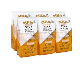 Ocelio Bezglutenowa Mąka Owsiana 500g (ZESTAW 6 szt.) - Mąka - miniaturka - grafika 1