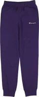 Spodnie sportowe męskie - Champion Spodnie męskie Champion Rub Cuff Pants fioletowe 220296 VS025 L - miniaturka - grafika 1