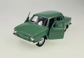 Samochody i pojazdy dla dzieci - WELLY SKODA 100 ZIELONY 1:34 SAMOCHÓD NOWY METALOWY MODEL - miniaturka - grafika 1