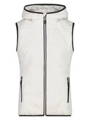 Kamizelki damskie - CMP Kamizelka hybrydowa w kolorze białym - miniaturka - grafika 1