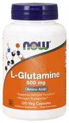 Stawy, mięśnie, kości - Now Foods L-Glutamina 500 mg 120 veg kapsułek - miniaturka - grafika 1