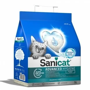 Sanicat Advanced Hygiene, żwirek, dla kotów, 5l, bezzapachowy - Żwirek dla kotów - miniaturka - grafika 1