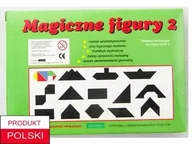 Zabawki interaktywne dla dzieci - Drewniana Łamigłówka Magiczne Figury 2 Tangram - miniaturka - grafika 1