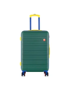 Semi Line Walizka średnia T5846-2 Zielony - Nerki - miniaturka - grafika 1