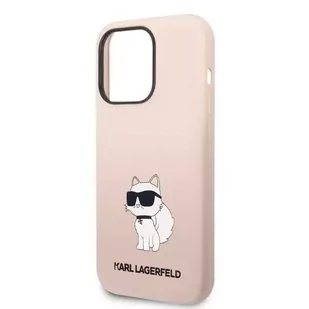 Karl Lagerfeld Etui KLHCP14XSNCHBCP do iPhone 14 Pro Max 6,7" hardcase Silicone Choupette różowy/pink - Etui i futerały do telefonów - miniaturka - grafika 6
