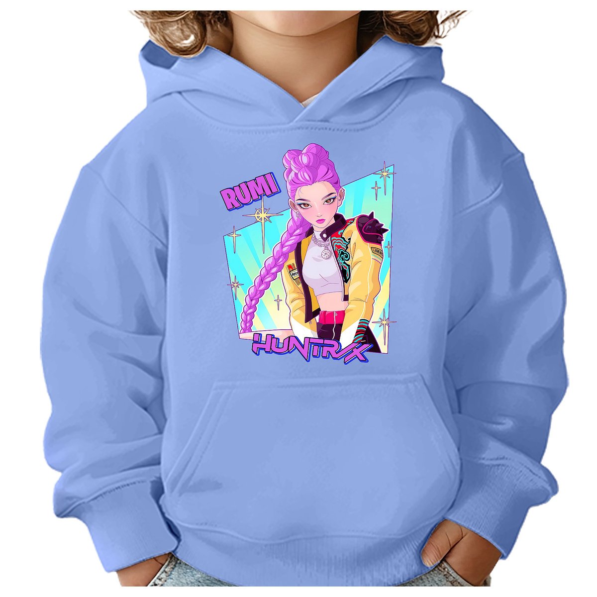 BLUZA DZIECIĘCA HUNTRIX RUMI KPOP 122-128 Z KAPTUREM BAWEŁNIANA JAKOŚĆ