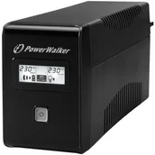 Zasilacze awaryjne UPS - PowerWalker VI 650 LCD (VI650LCD-SCHUKO) - miniaturka - grafika 1