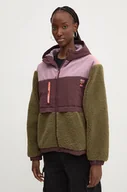 Kurtki damskie - Superdry kurtka damska kolor zielony przejściowa oversize W5011772A-A2Q - miniaturka - grafika 1