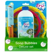 Zabawki interaktywne dla dzieci - Zabawka FRU BLU Bańki mydlane Zestaw deluxe + Płyn DKF0484 - miniaturka - grafika 1