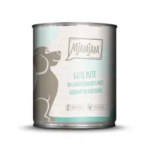 MjAMjAM 6x800 g Indyk na ryżu z cukinią 6x800 g - Mokra karma dla psów - miniaturka - grafika 1