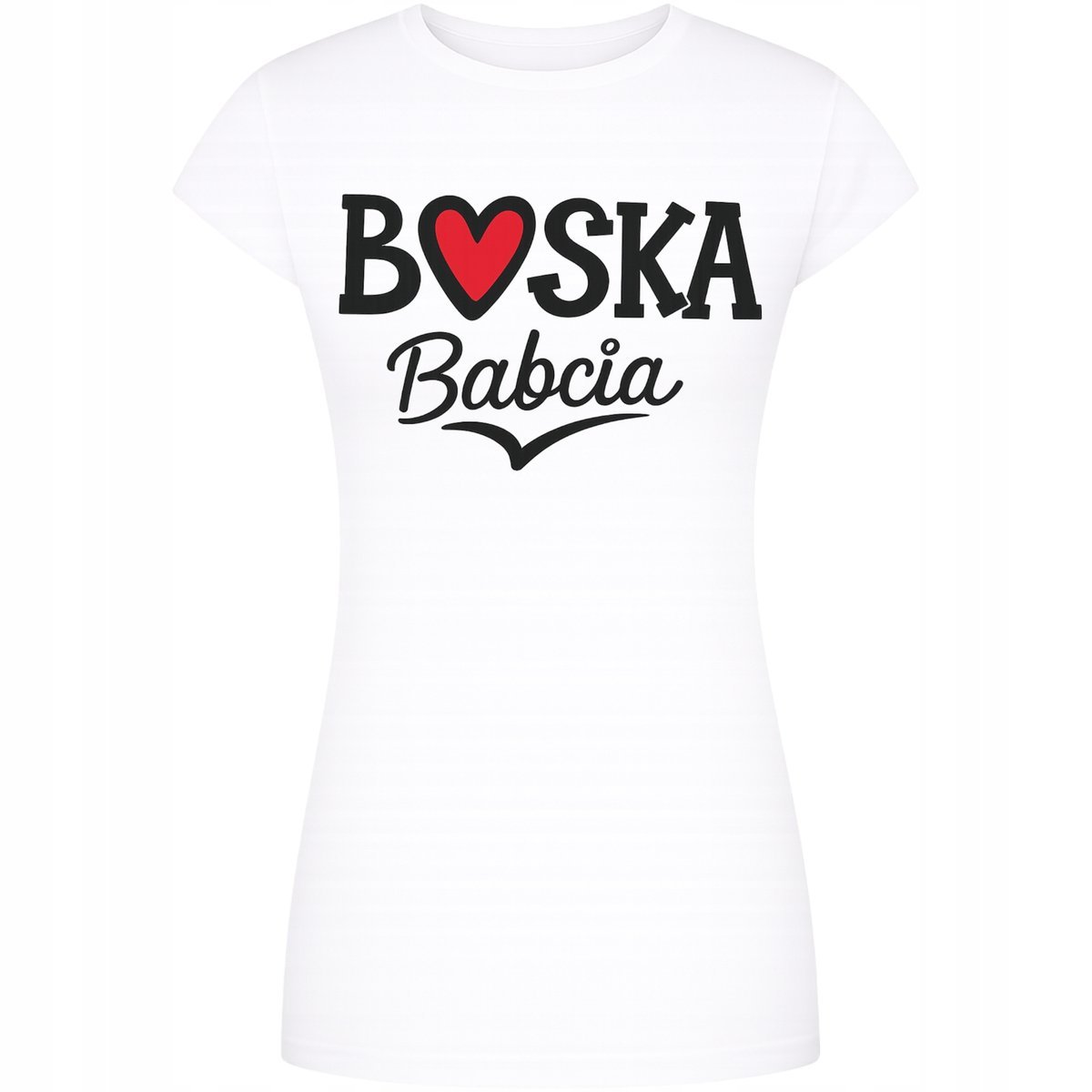 KOSZULKA NA DZIEŃ BABCI Z NADRUKIEM SUPER PREZENT DLA BOSKIEJ BABCI HIT XXL