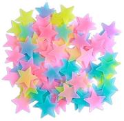 Naklejki na ścianę - Ag683A Gwiazdy Fluorescencyjne Naklejane 100Szt - miniaturka - grafika 1