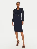 Sukienki - Rinascimento Sukienka koktajlowa CFC0120006003 Granatowy Regular Fit - miniaturka - grafika 1