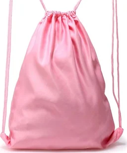 LisanBags Różowy plecak worek na sznurkach BASIC - Worki na buty - miniaturka - grafika 1