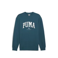 Bluzy sportowe męskie - Męska bluza PUMA SQUAD PUMA Cold Green - miniaturka - grafika 1