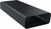 Akcesoria i części do okapów - Siemens Siemens flat duct piece HZ9VDSM1, 50cm, pipe black, straight, male - miniaturka - grafika 1